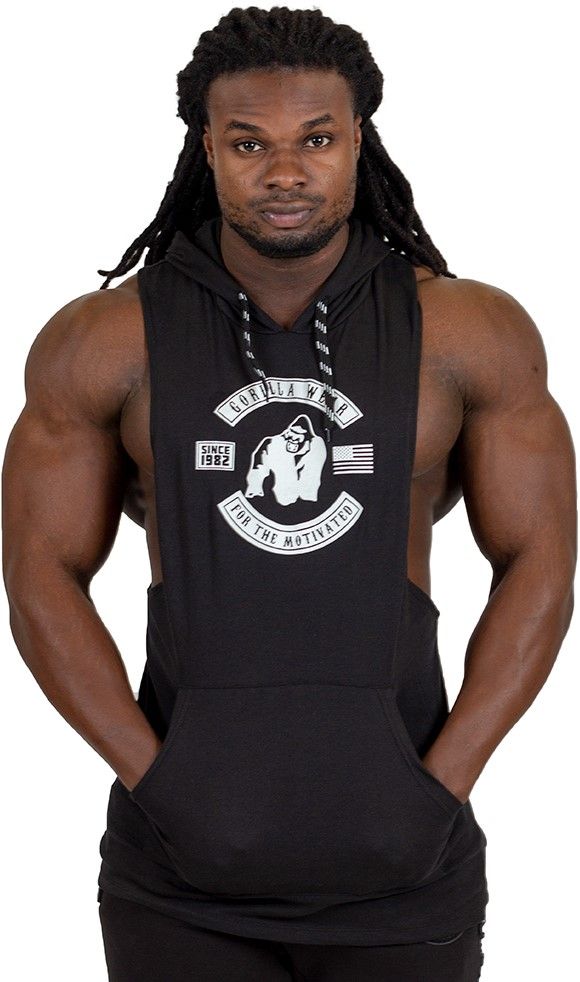 Army Green Muscle Fit Stringer Gym Fitness Gorilla Wear Classic Tank Top 